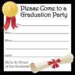 40+ Free Graduation Invitation Templates ᐅ Template Lab Intended For Free Graduation Invitation Templates For Word