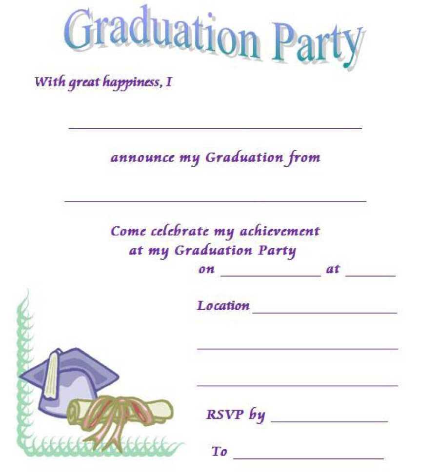 40+ Free Graduation Invitation Templates ᐅ Template Lab Pertaining To Graduation Invitation Templates Microsoft Word