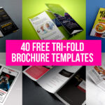 40 Free Professional Tri Fold Brochures For Business Inside Free Three Fold Brochure Template