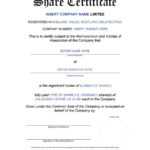 40+ Free Stock Certificate Templates (Word, Pdf) ᐅ Template Lab For Template Of Share Certificate