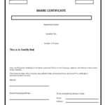 40+ Free Stock Certificate Templates (Word, Pdf) ᐅ Template Lab Regarding Template Of Share Certificate