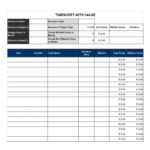40 Free Timesheet / Time Card Templates ᐅ Template Lab Intended For Sample Job Cards Templates