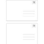 40+ Great Postcard Templates & Designs [Word + Pdf] ᐅ Intended For Free Blank Postcard Template For Word