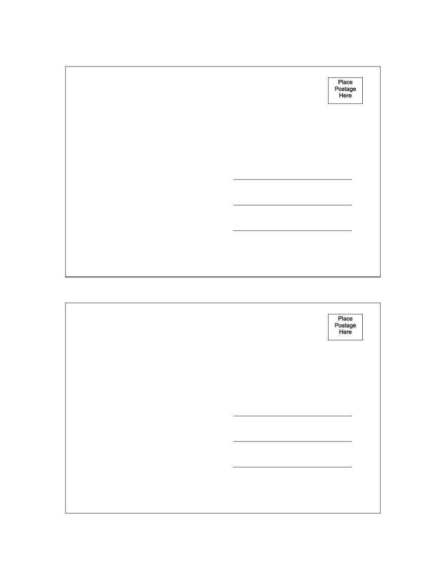 40+ Great Postcard Templates & Designs [Word + Pdf] ᐅ Pertaining To Postcard Size Template Word