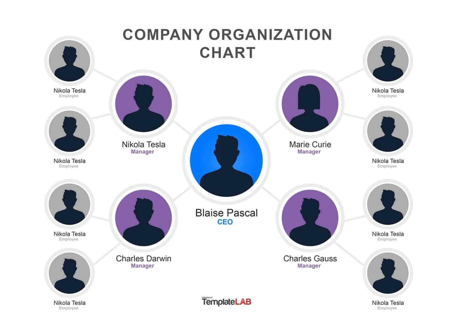 40 Organizational Chart Templates (Word, Excel, Powerpoint) With Org Chart Template Word