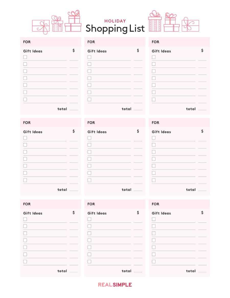 40+ Printable Grocery List Templates (Shopping List) ᐅ For Blank Grocery Shopping List Template