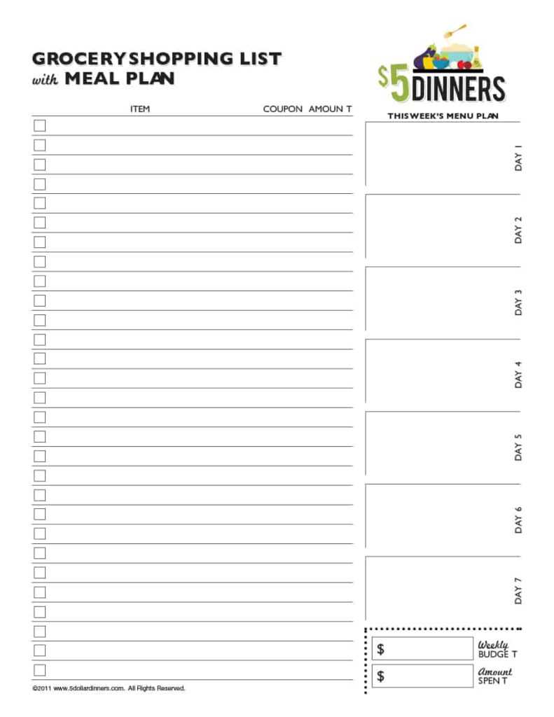 40-printable-grocery-list-templates-shopping-list-pertaining-to