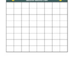 40 Printable Reward Charts For Kids (Pdf, Excel & Word) Intended For Reward Chart Template Word