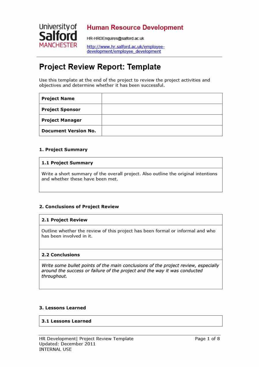 40+ Project Status Report Templates [Word, Excel, Ppt] ᐅ Pertaining To Development Status Report Template