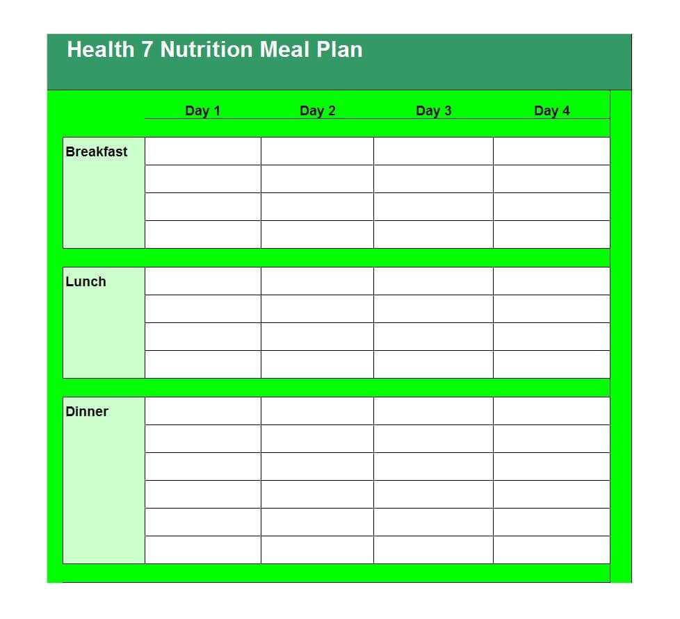 40+ Weekly Meal Planning Templates ᐅ Template Lab throughout Menu Planning Template Word 40+ Weekly Meal Planning Templates ᐅ Template Lab Throughout Menu Planning Template Word