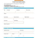 41 Credit Card Authorization Forms Templates {Ready To Use} Regarding Credit Card Templates For Sale