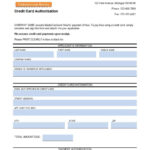 41 Credit Card Authorization Forms Templates {Ready To Use} Throughout Order Form With Credit Card Template