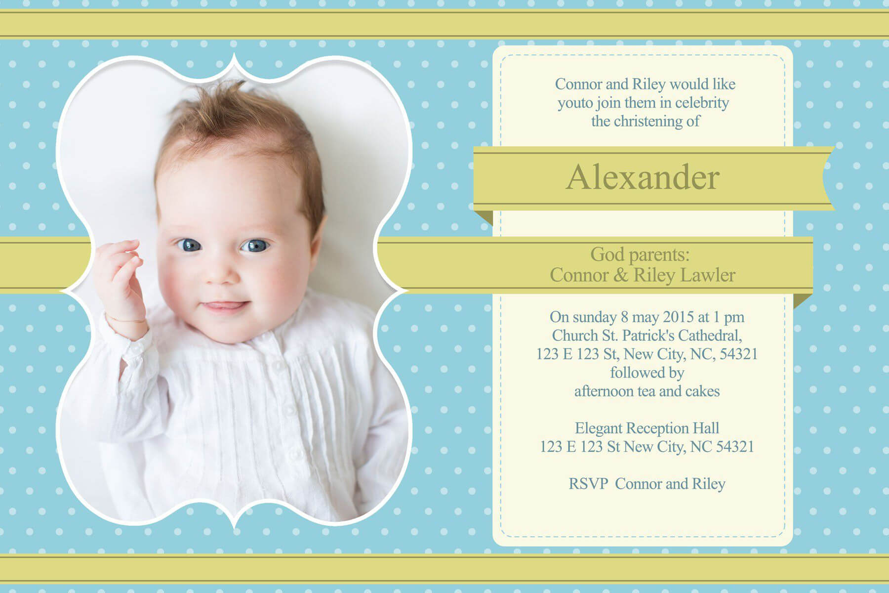 41 How To Write Baptism Invitation Card Template With In Baptism Invitation Card Template