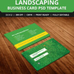 41 Landscaping Business, Free Landscaping Flyer Templates To With Lawn Care Business Cards Templates Free
