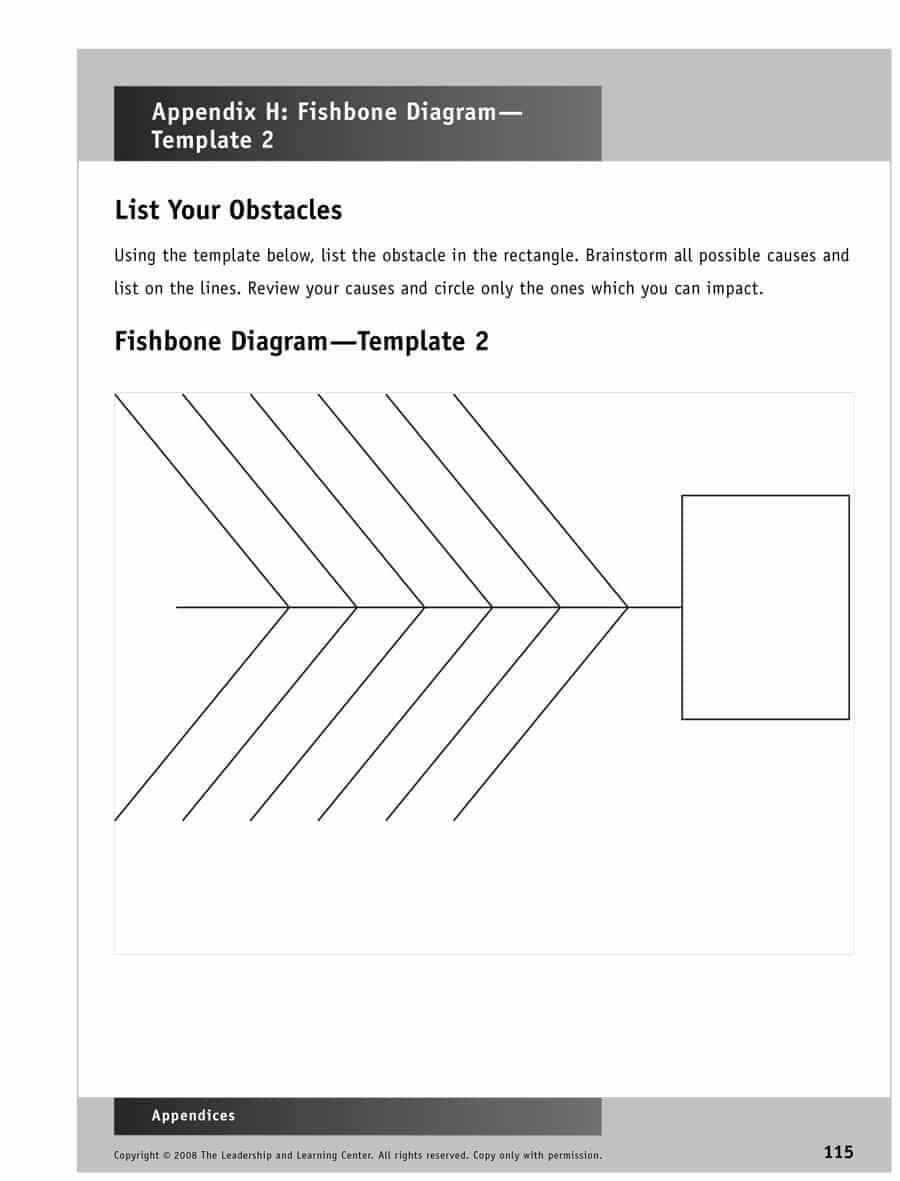 43 Great Fishbone Diagram Templates & Examples [Word, Excel] Intended For Blank Fishbone Diagram Template Word