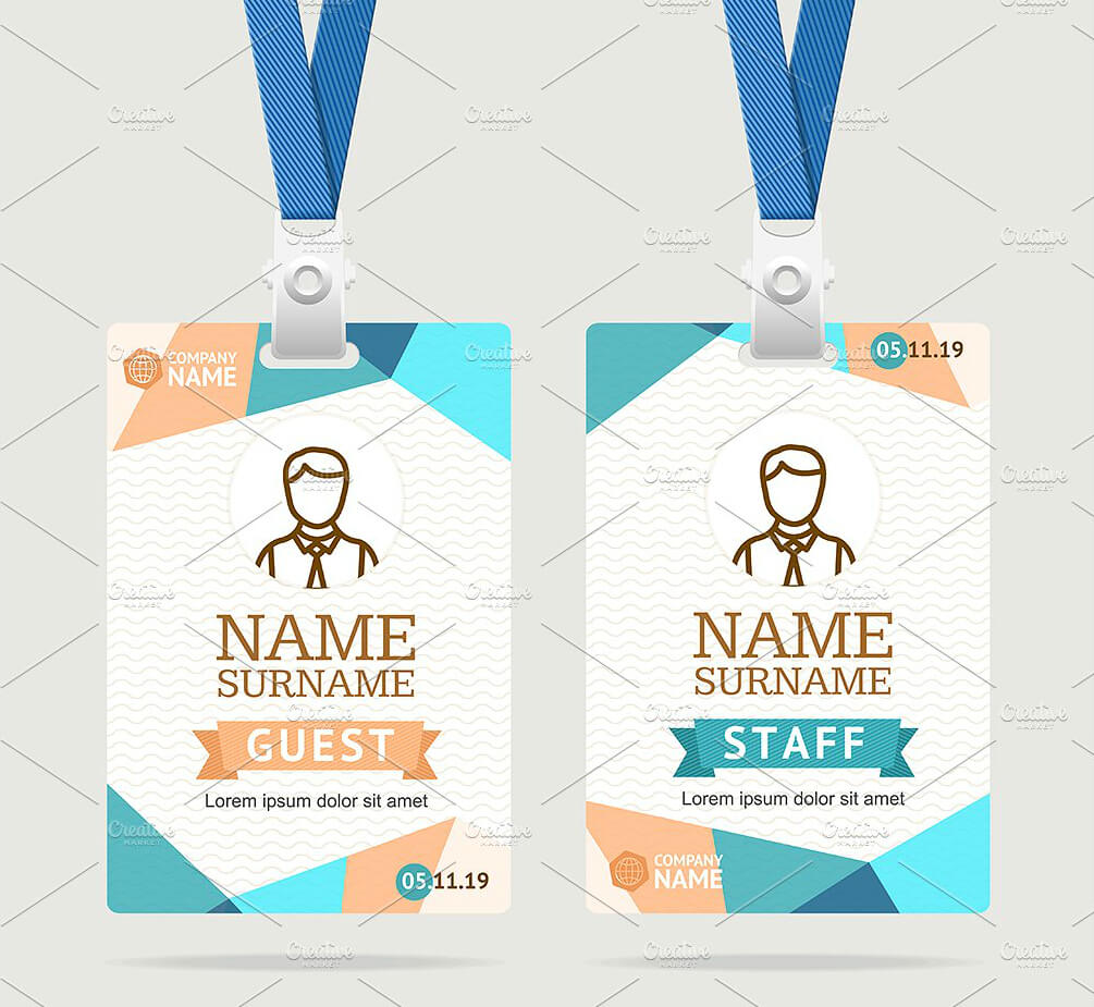 43+ Professional Id Card Designs – Psd, Eps, Ai, Word | Free With Portrait Id Card Template