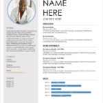 45 Free Modern Resume / Cv Templates – Minimalist, Simple With Free Resume Template Microsoft Word