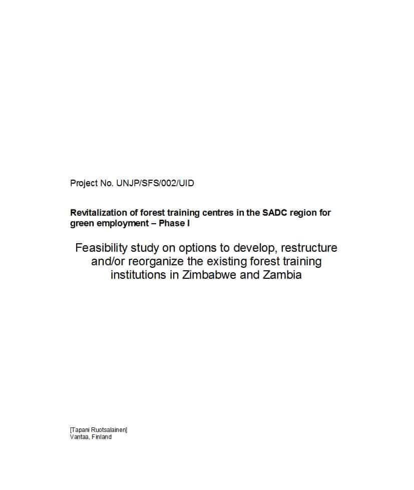 48 Feasibility Study Examples & Templates (100% Free) ᐅ Inside Technical Feasibility Report Template