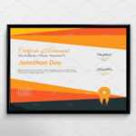 5+ Certificate Templates For Awards – Templates.vip Regarding Landscape Certificate Templates