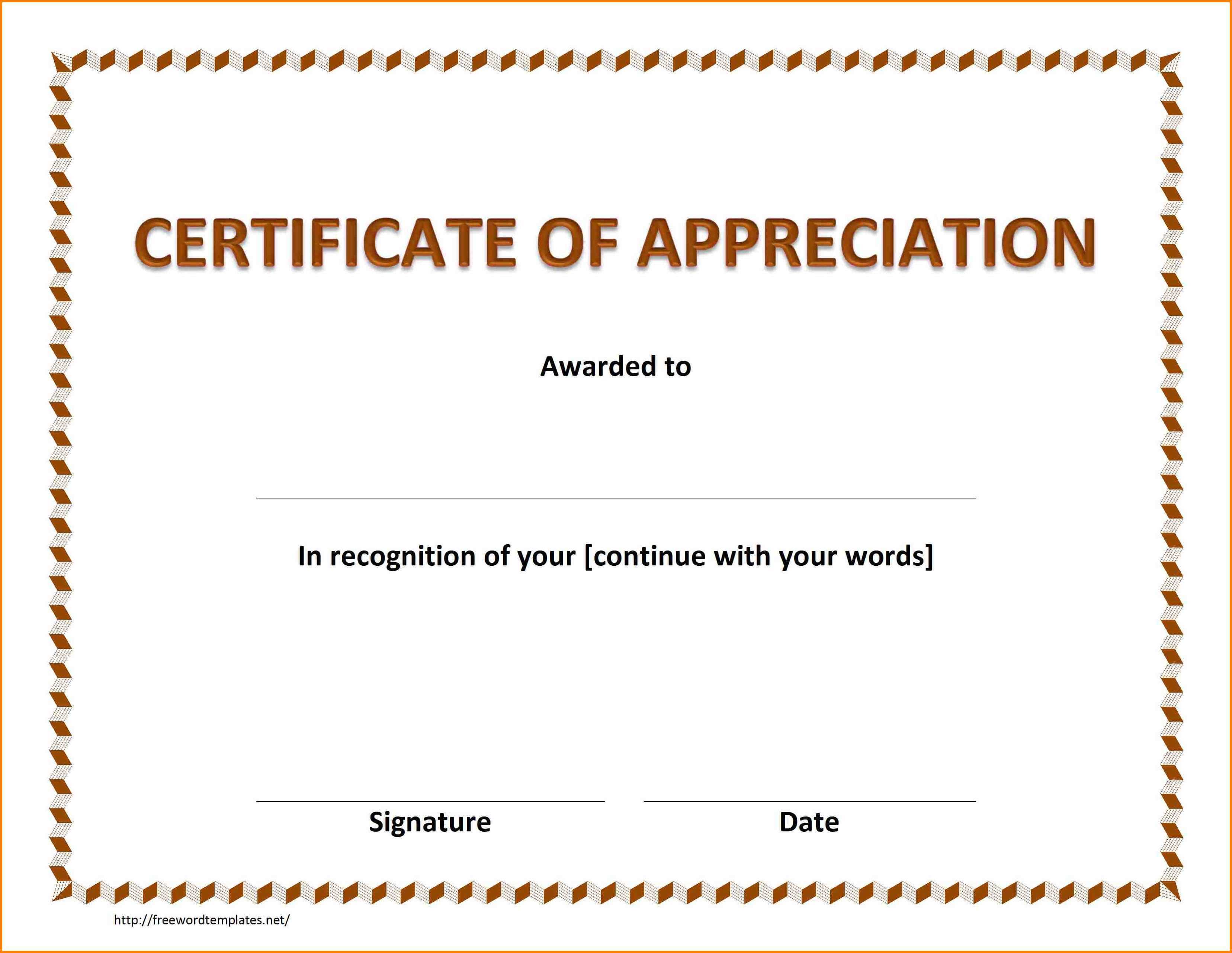 5+ Donation Award Certificate Template | Instinctual Within Donation Certificate Template