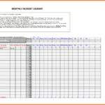 5+ Free Bookkeeping Ledger Template | Andrew Gunsberg Inside Blank Ledger Template