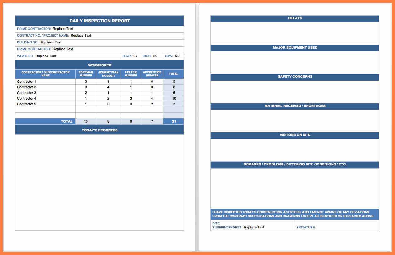 5+ Free Microsoft Word Report Templates | Andrew Gunsberg In Report Template Word 2013