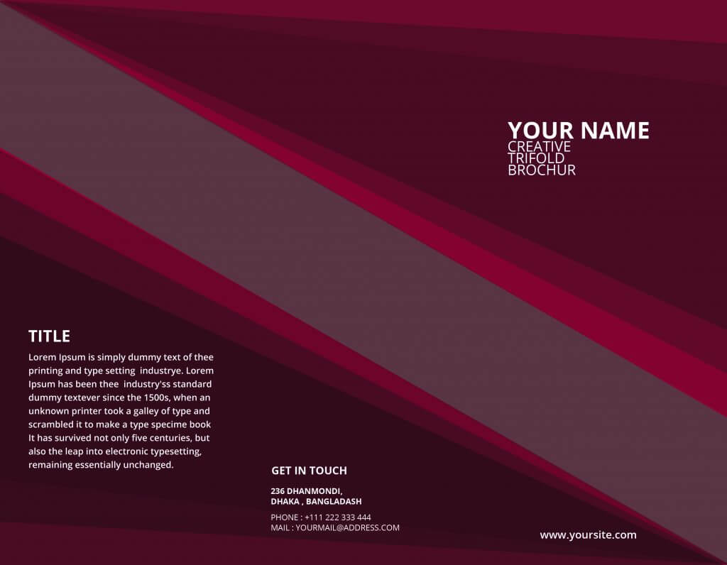 5 Free Online Brochure Templates To Create Your Own Brochure   With Online Brochure Template Free