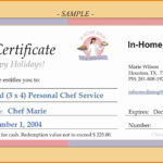 5+ Funny Gift Certificate Wording | Quick Askips Regarding Dinner Certificate Template Free