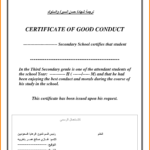 5+ Good Character Certificate Format | Quick Askips intended for Good Conduct Certificate Template