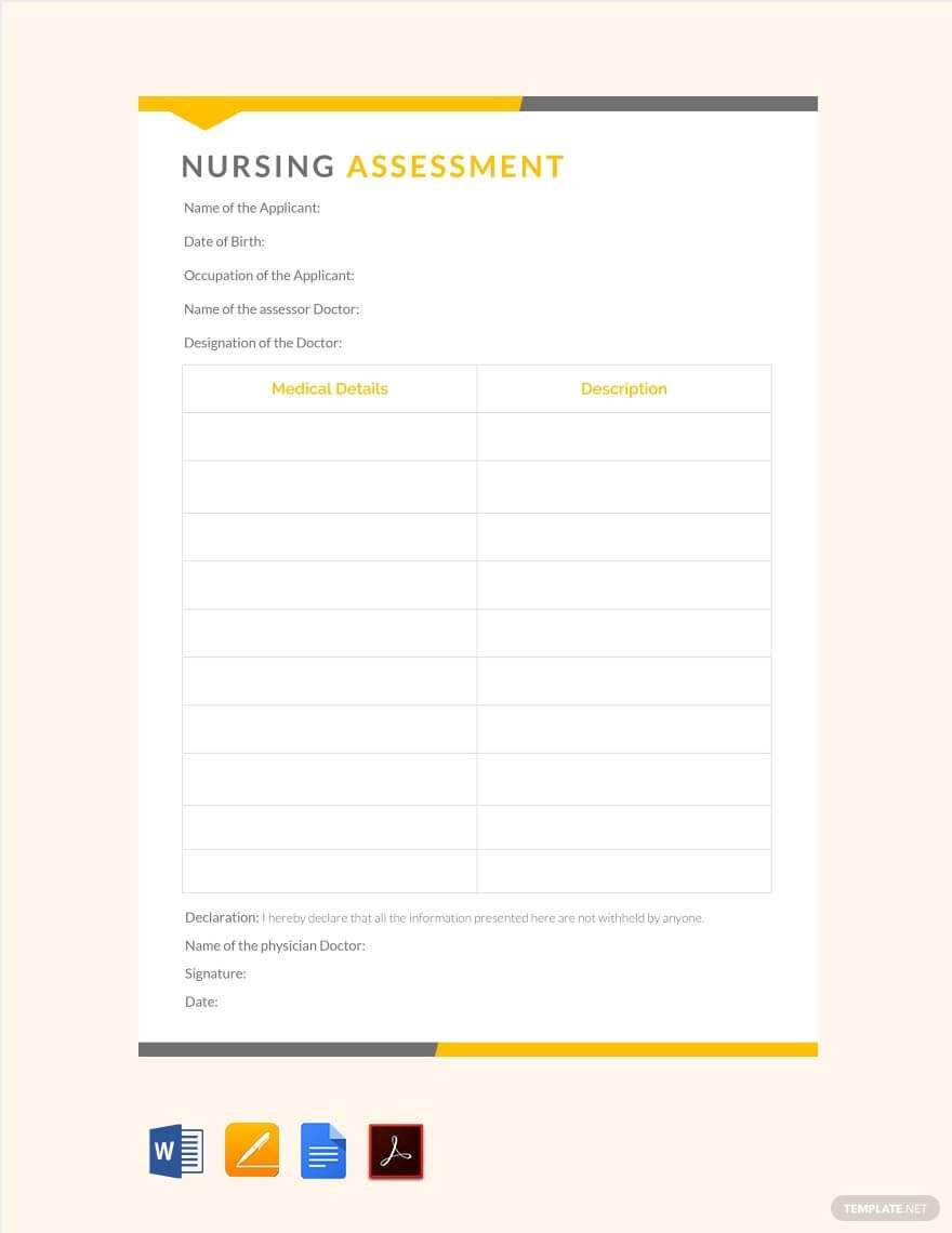 5+ Nursing Care Plan Templates In Word, Pdf, Apple Pages Within Nursing Care Plan Template Word