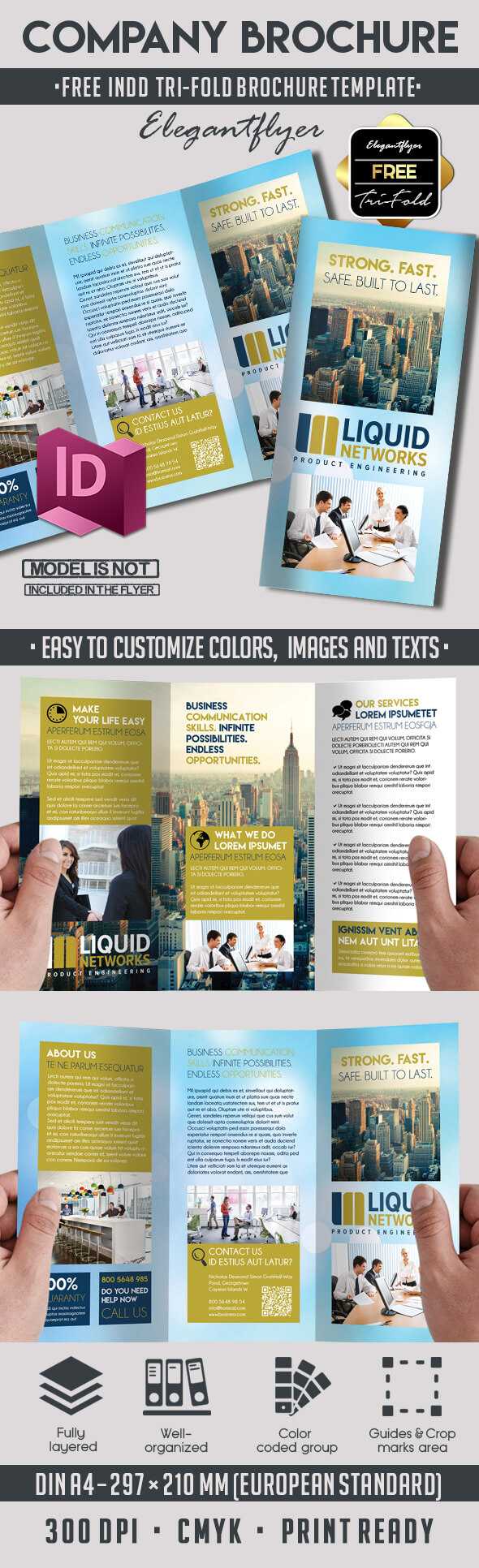 5 Powerful Free Adobe Indesign Brochures Templates! | Regarding Adobe Indesign Tri Fold Brochure Template