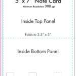 5" X 7" Note Card Template – U.s. Press For 3 X 5 Index Card Template