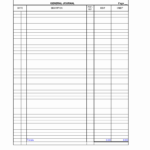 50 Accounting General Ledger Template | Culturatti Pertaining To Blank Ledger Template