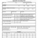 50 Free Employment / Job Application Form Templates In Employment Application Template Microsoft Word