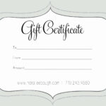 50 Free Gift Card Templates | Culturatti With Nail Gift Certificate Template Free