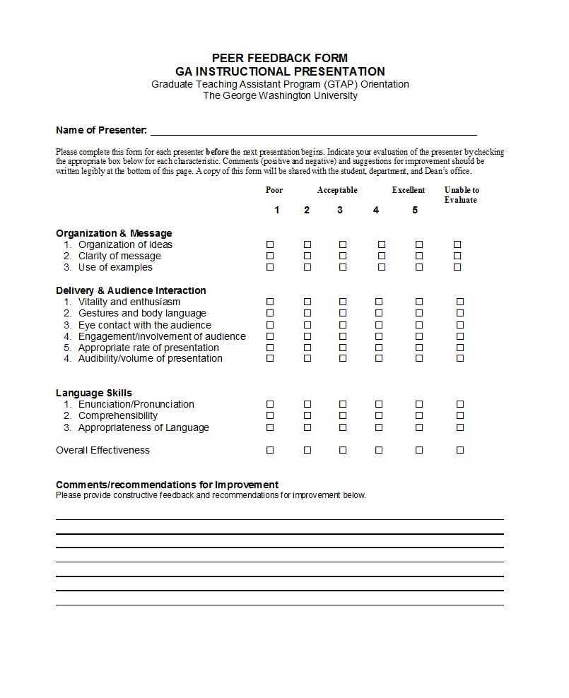 50 Printable Comment Card & Feedback Form Templates ᐅ For Comment Cards Template