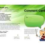 50 Printable Comment Card & Feedback Form Templates ᐅ For Survey Card Template