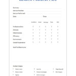50 Printable Comment Card & Feedback Form Templates ᐅ Pertaining To Sample Job Cards Templates