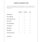 50 Printable Comment Card & Feedback Form Templates ᐅ With Regard To Comment Cards Template