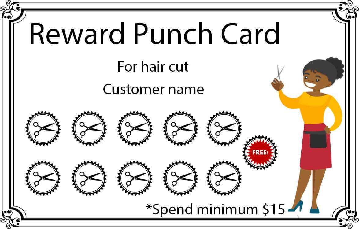 50+ Punch Card Templates – For Every Business (Boost Intended For Reward Punch Card Template