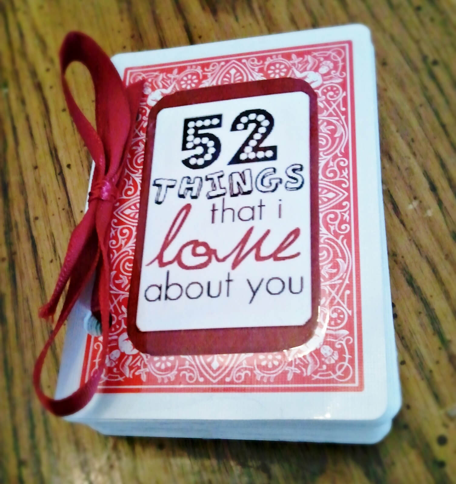52 Things I Love About You – Mibba Throughout 52 Things I Love About You Deck Of Cards Template