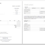 55 Free Invoice Templates | Smartsheet Inside Web Design Invoice Template Word