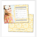 5X7 And 4X6 Gift Certificate Template, Fresh Blossoms, Psd Regarding Gift Certificate Template Photoshop