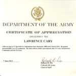 6+ Army Appreciation Certificate Templates - Pdf, Docx intended for Army Certificate Of Achievement Template