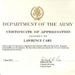 6+ Army Appreciation Certificate Templates - Pdf, Docx within Army Certificate Of Appreciation Template