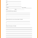 6+ Book Report Template Middle School | Types Of Letter With Regard To Middle School Book Report Template