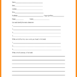 6+ Book Report Template Middle School | Types Of Letter Within Book Report Template Middle School