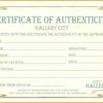 6+ Certificate Of Authenticity Templates | Weekly Template For Workstation Authentication Certificate Template