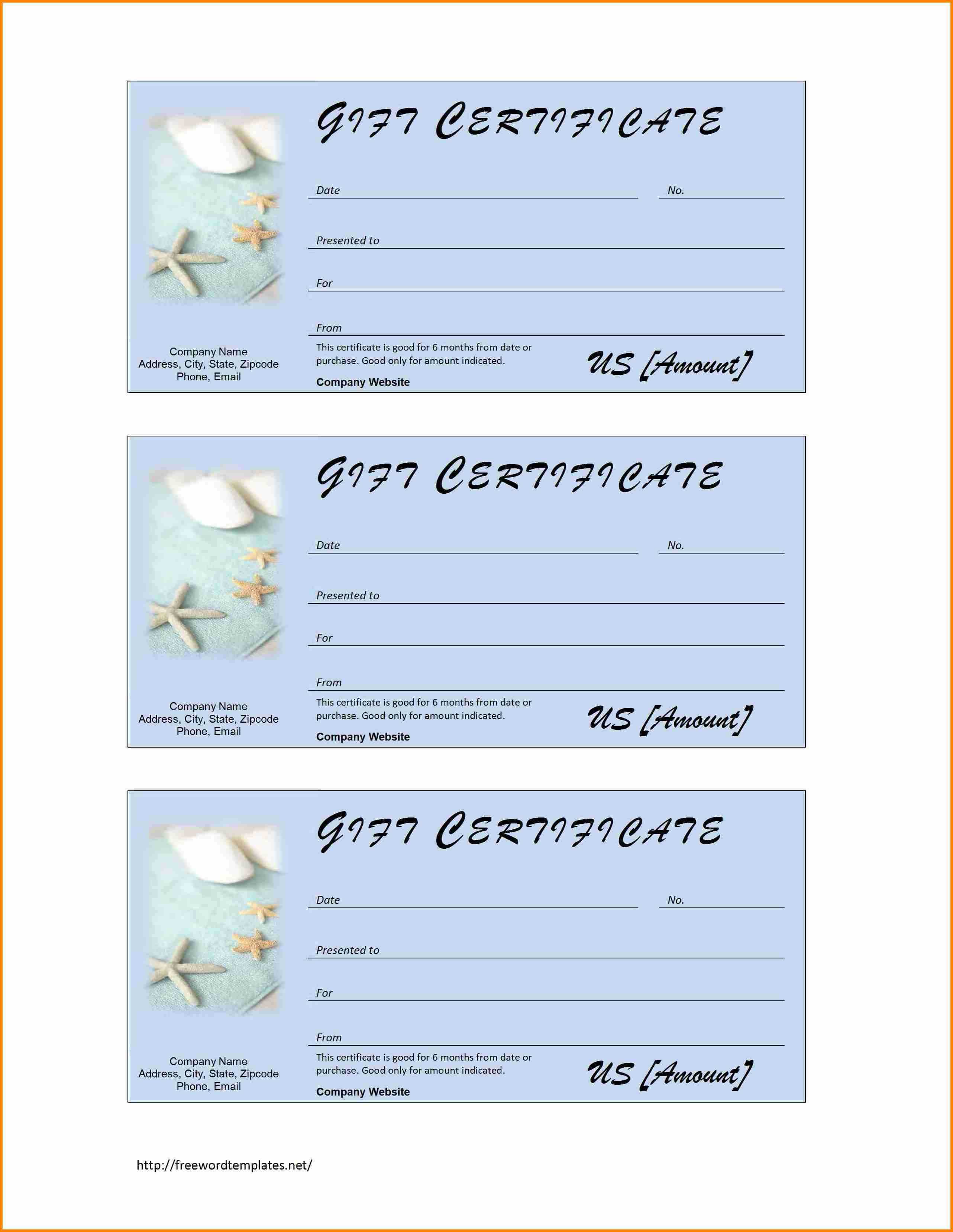 6+ Free Gift Certificate Templates For Word 2007 | Quick Askips With Regard To Free Certificate Templates For Word 2007