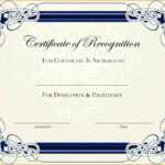 6+ Free Printable Certificate Border Templates | Sample Of regarding Free Printable Certificate Border Templates